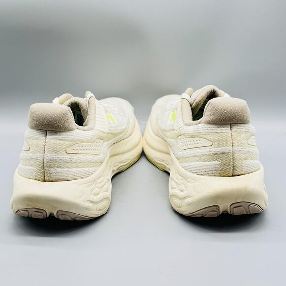 New Balance Shoes Mens 12.5 Ivory Fresh Foam More v4 Max Cushion Running Sneaker